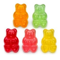 Natural Flavored Gummi Bears 4/5lb